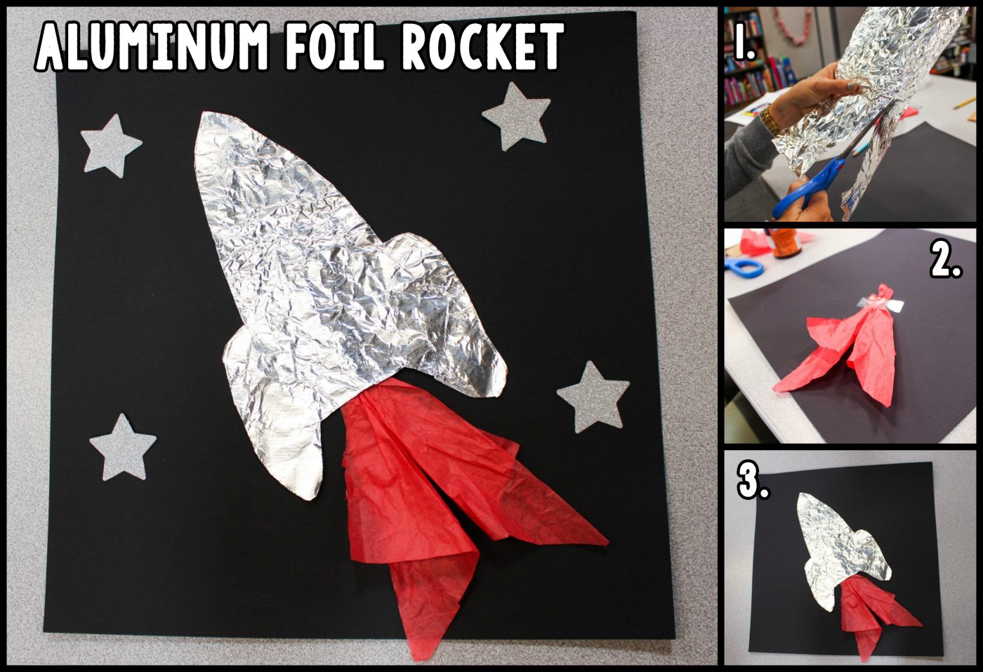 Foil Art  Foil art, Space art projects, Aluminum foil art