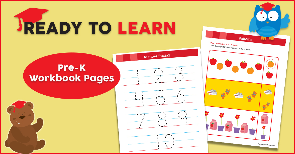 Ready to Learn Pre-K Workbook Activity Pages - Silver Dolphin Books