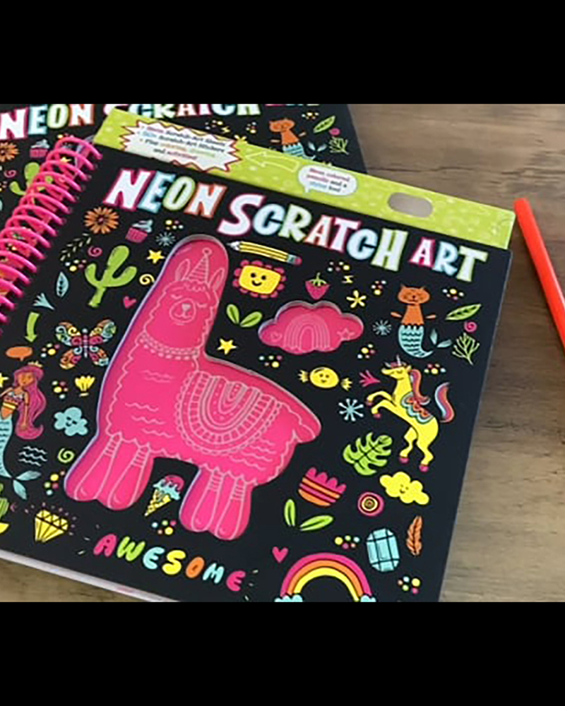 Neon Scratch Art, Craft & Activities